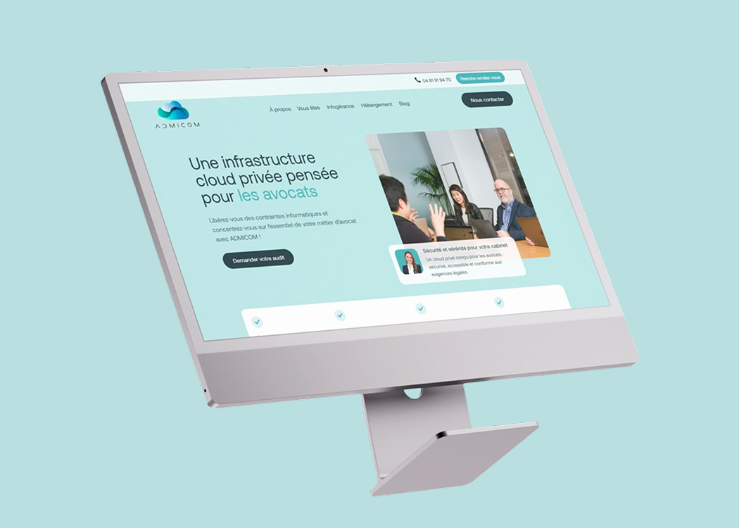 Admicom détail interface