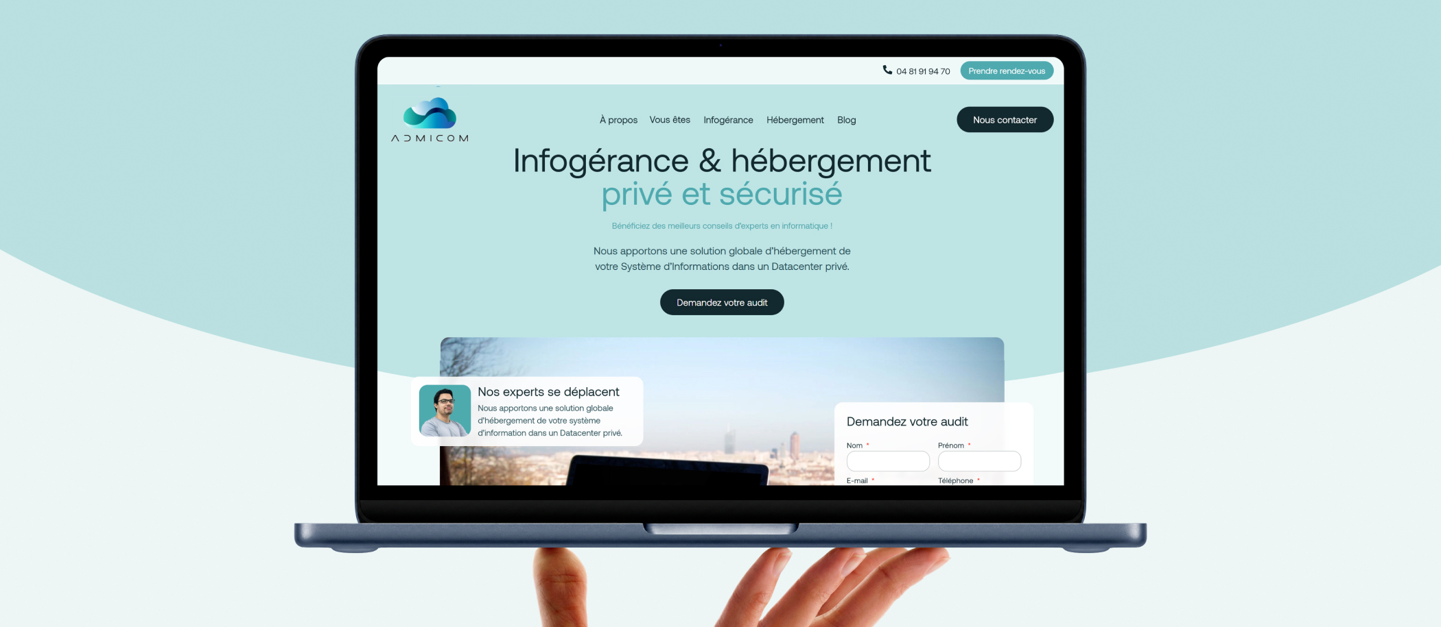 Admicom refonte site web