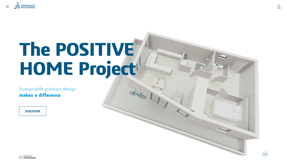 The Positive Home Project showroom 3D