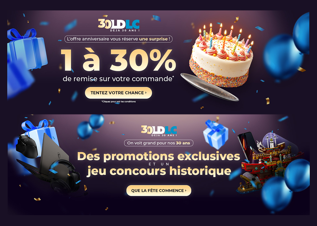 Détail 30 ans LDLC