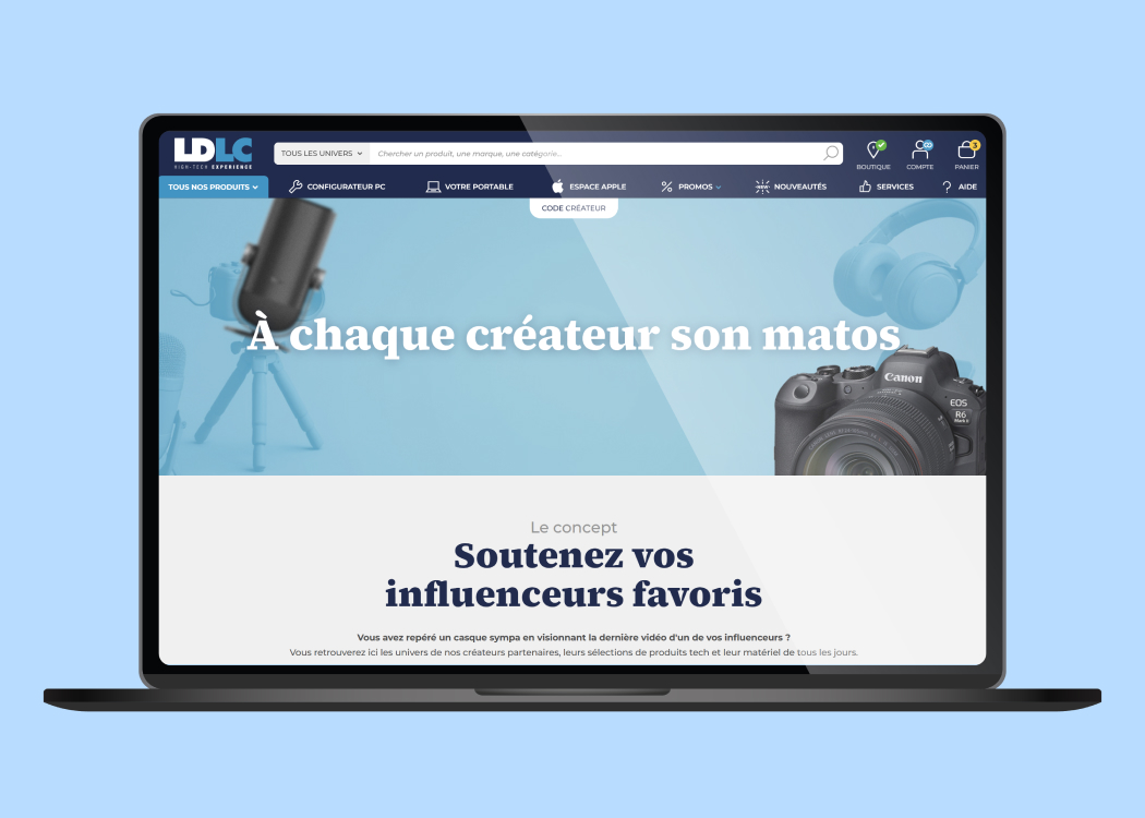 Templates promotionnels LDLC
