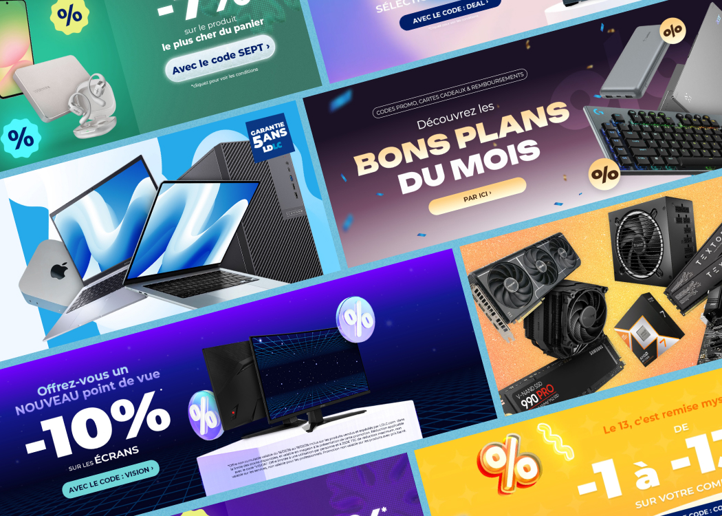 Bannière promotionnelle LDLC
