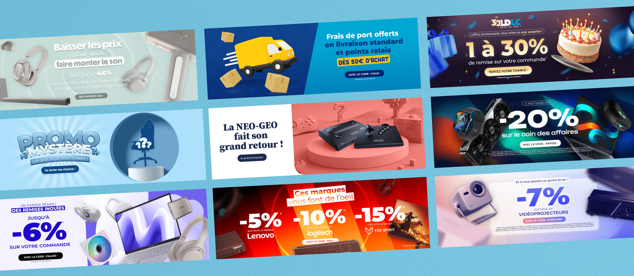 Vue d'ensemble du système promotionnel LDLC