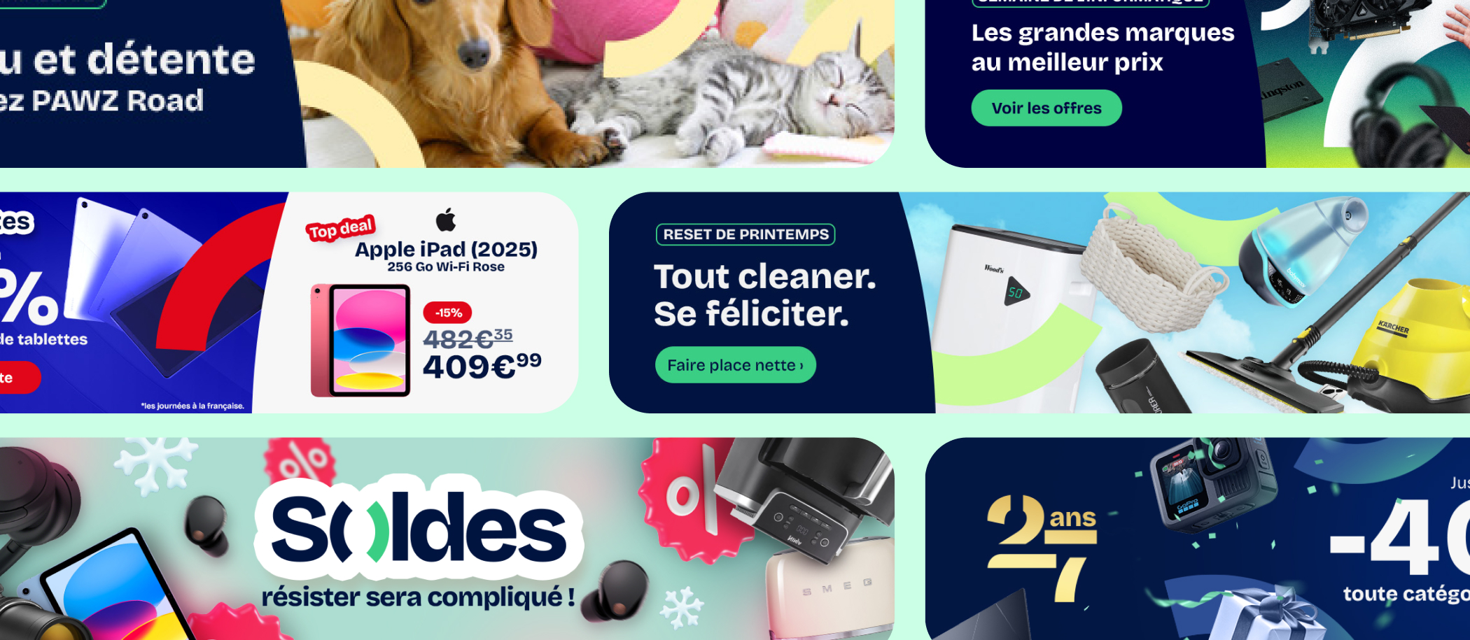 Système promotionnel Rue du Commerce